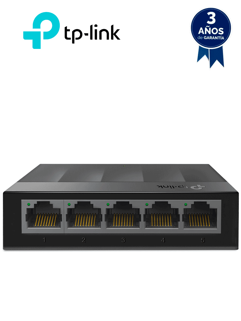 Switch Tp-Link  LS1005G, 5 Puertos Gigabit, 100/100/1000Mbps.