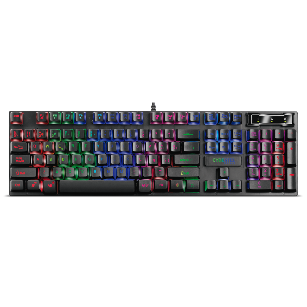 Teclado Gamer Cybertel Xtreme CYB K505, Negro.