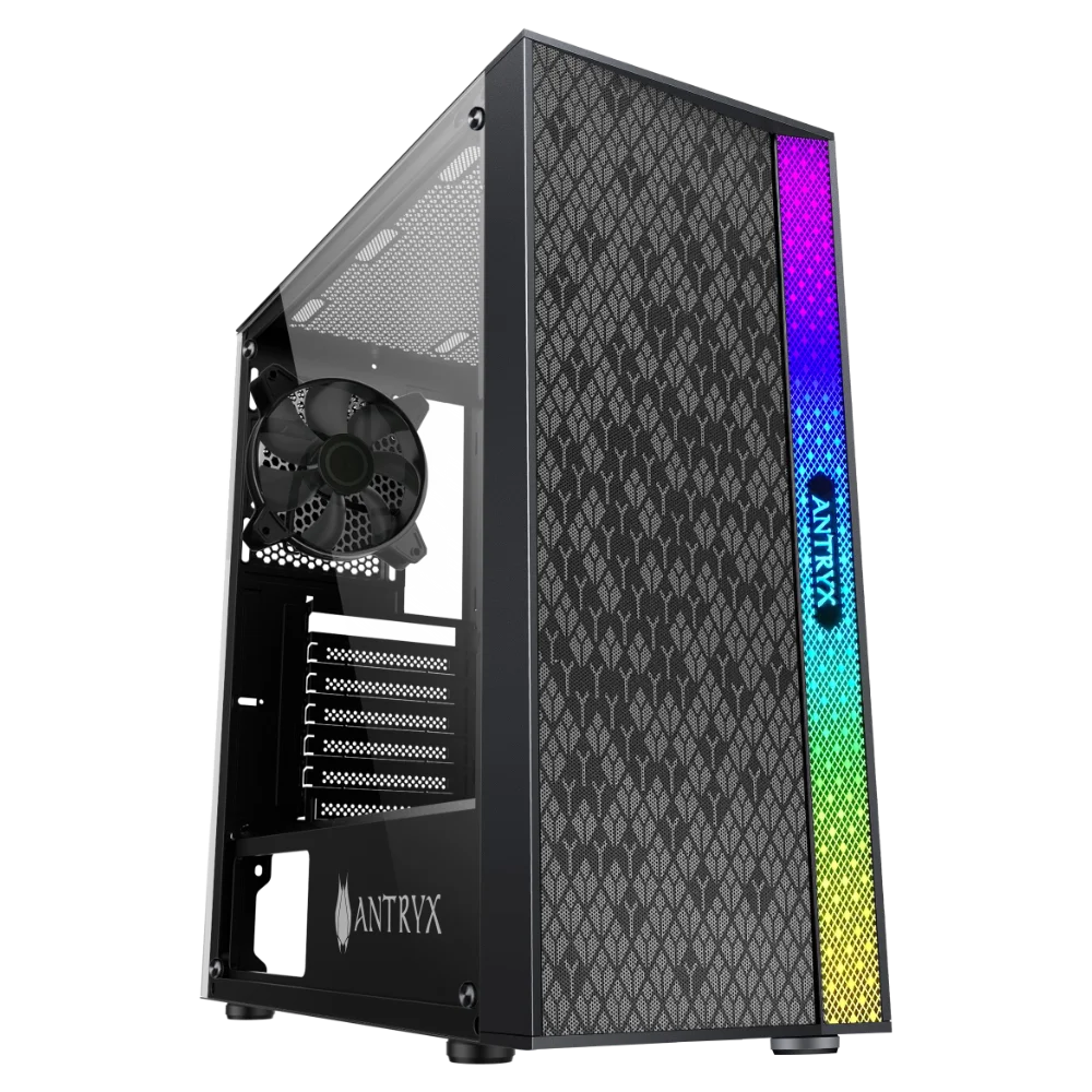 Case Antryx Xtreme C/Fuente B500W NC-253 C/CINTA LED Vidrio