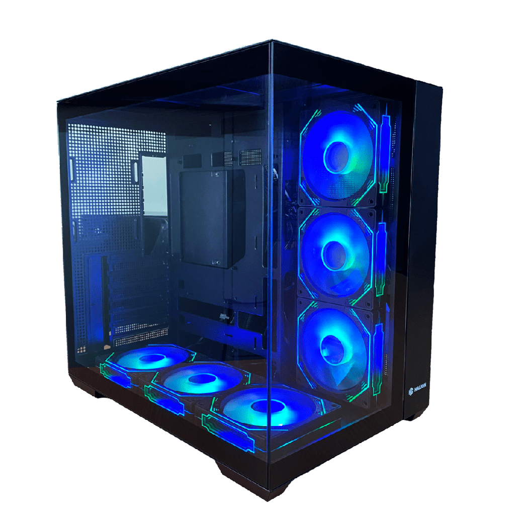 Case Gamer Halion FISH TANK C708 6xRGB