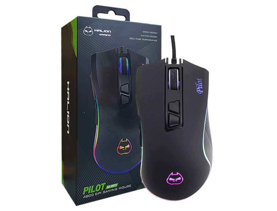 Archivar-Mouse Gamer Halion Pilot HA-M571 4800DPI, RGB.