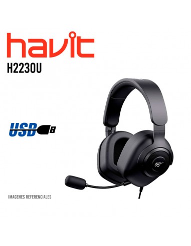 Audifono Gamer HAVIT H2230U PS4 Negro.