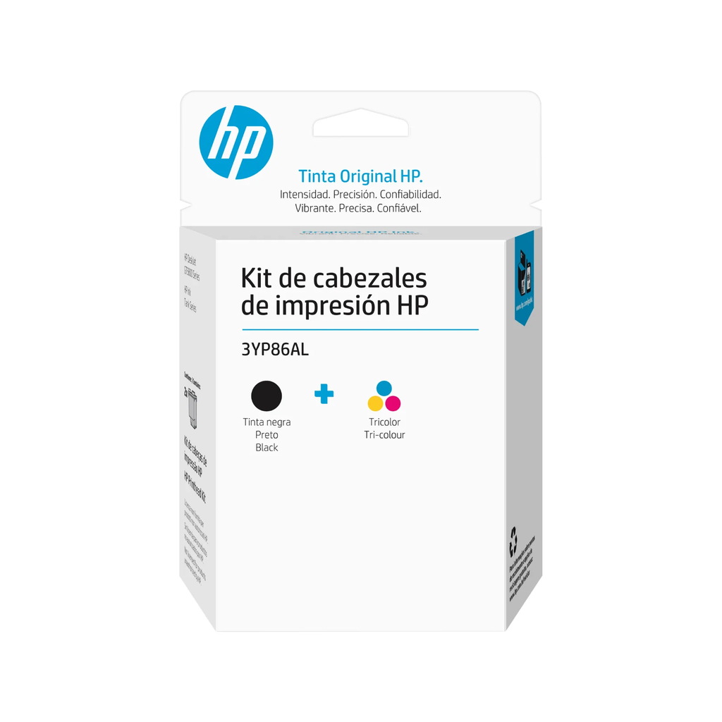 Kit de Cabezales de Impresión HP GT 3YP86AL Negro/Tricolor