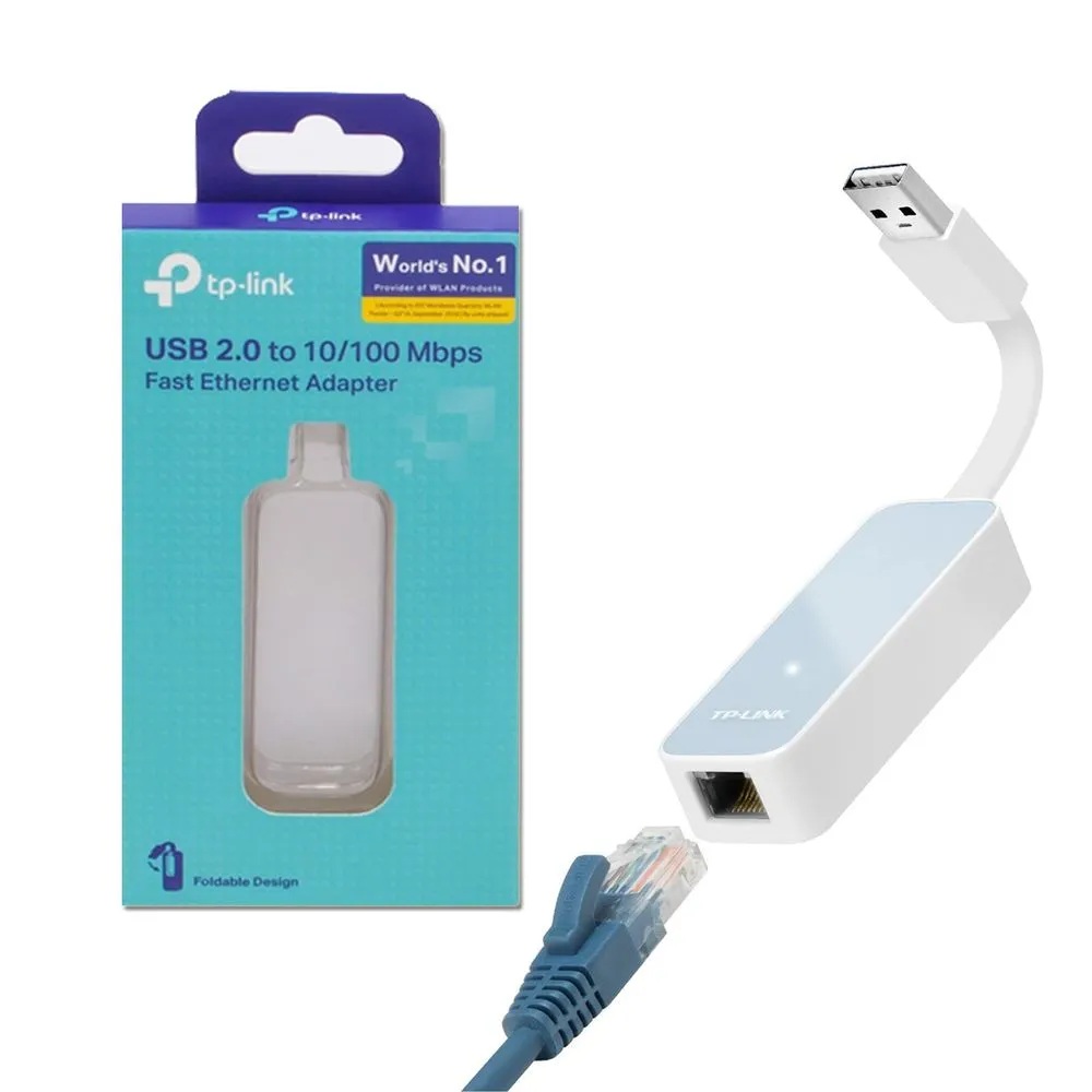 Adaptador de Red Usb 2.0 Ethernet TP-Link UE200 100Mbs