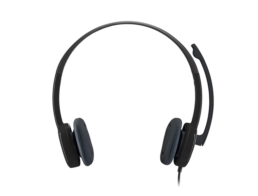 Audifono Logitech Stereo H151 Con Microfono, Negro