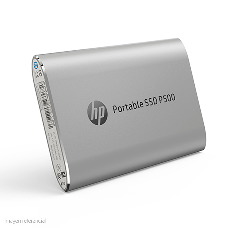 Unidad de Estado Solido Externo (SSD) Portatil HP P500, 1TB, USB-C 3.2 Gen 1, Color Plata