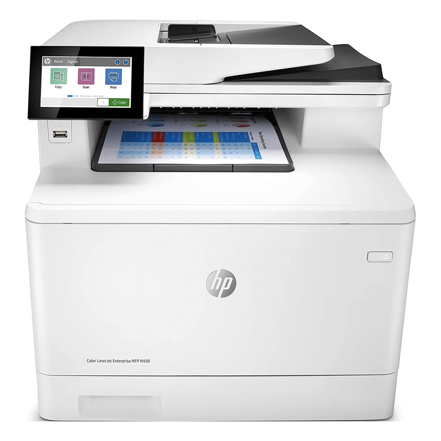 IMPRESORA MULTIFUNCIONAL LASER : T/MONOCROMATICA VEL. MONO: 40 ppm VEL. COLOR: NO APLICA USB: SI LAN: SI WLAN: NO MEM. INT: 2 GB MEM. MAX: 2 GB ADF: SI DA: SI RES. IMP: 1200 x 1200 ppp RES. CAP: 600 ppp CTMR: 4800 pg. G. F: 12 MESES ON-SITE UNIDAD HP HP LASERJET ENTERPRISE M430F 3PZ55A SIST. MANEJO RAEE: COLECTIVO