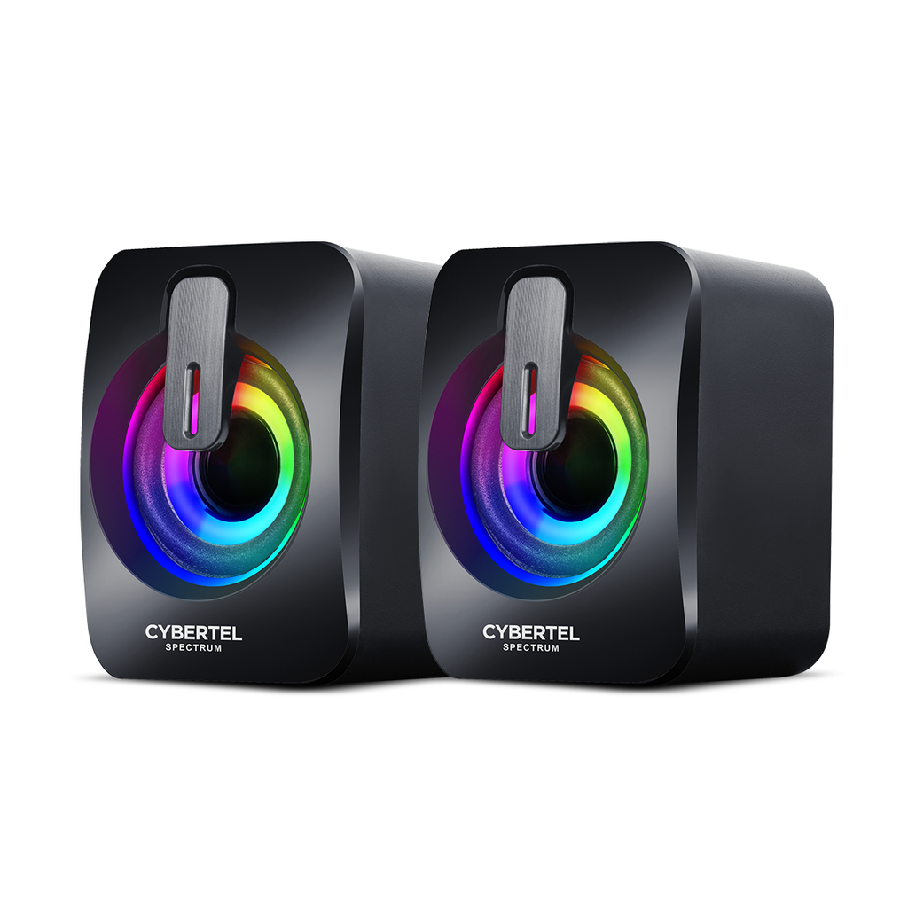 Parlante Cybertel Spectrum 2.0 CBX S303 RGB 2" 