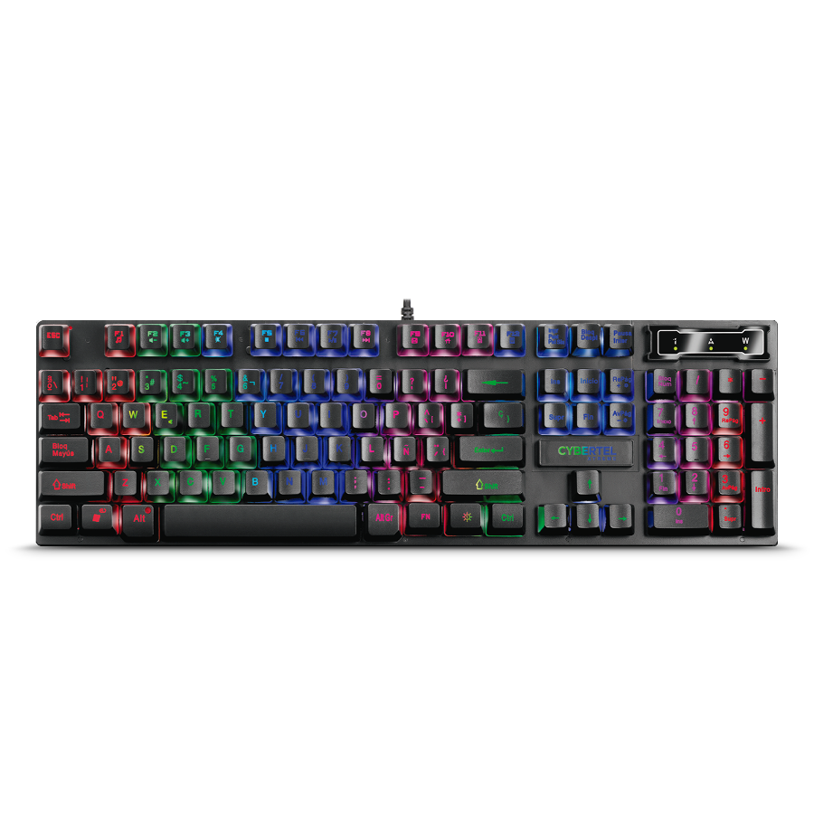 Teclado Gamer Cybertel Element CYB K500 Rainbow