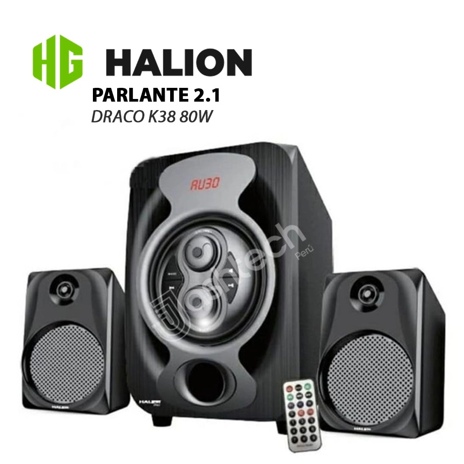 Parlante Halion Draco K38 80W 4" C/REM