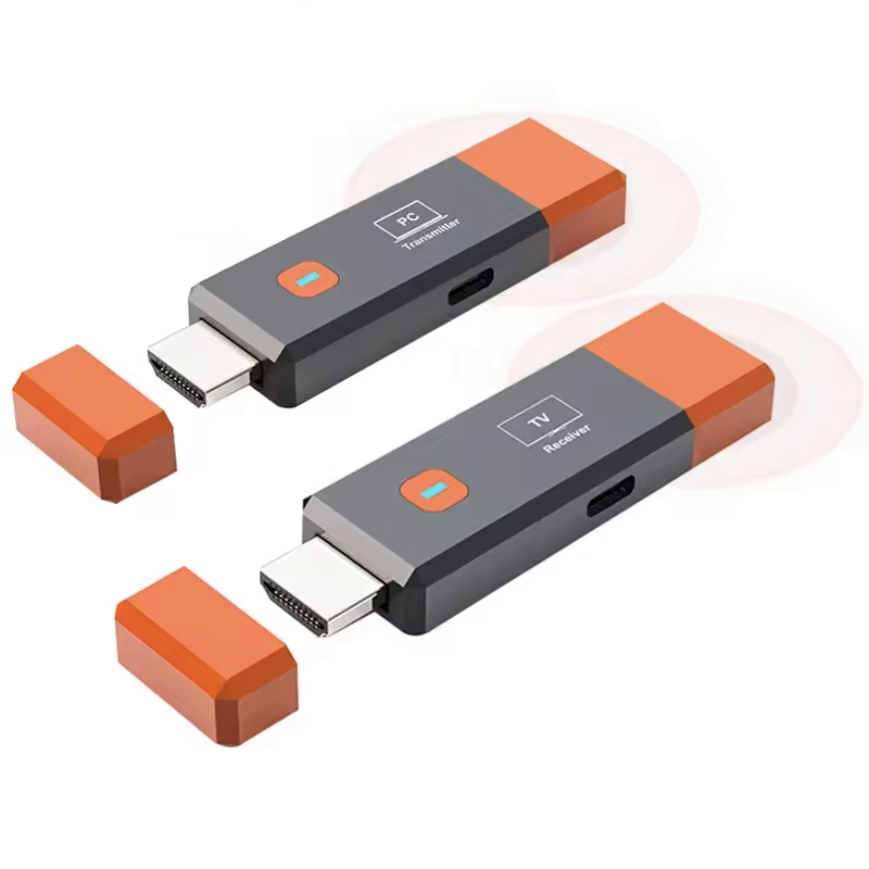 Kit extensor, transmisor y receptor de vídeo HDMI inalámbrico, adaptador wifi de TV Stick para PC, cámara, portátil, proyector, Monitor de TV