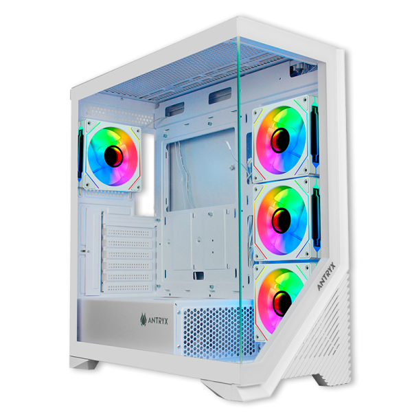 Case Antryx FX 650 ARGB FAN X4 White/Vidrio Templado