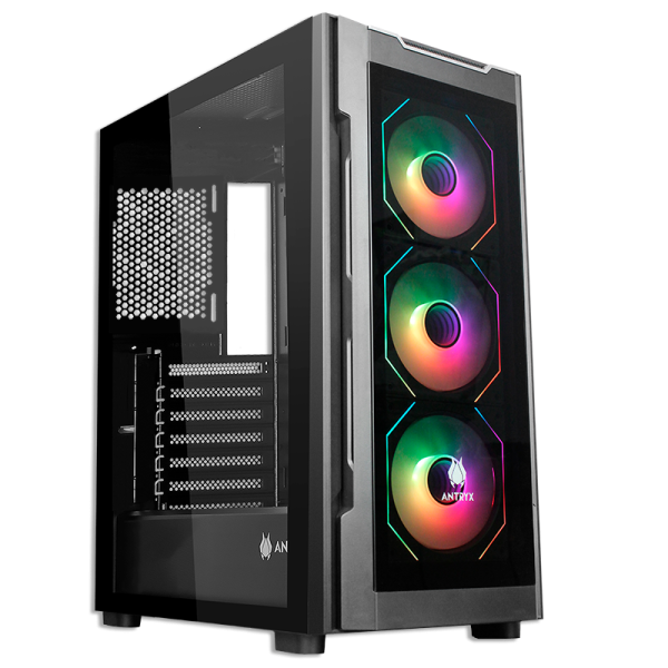 Case Antryx RX 560 ARGB FAN X3 Vidrio Templado Black