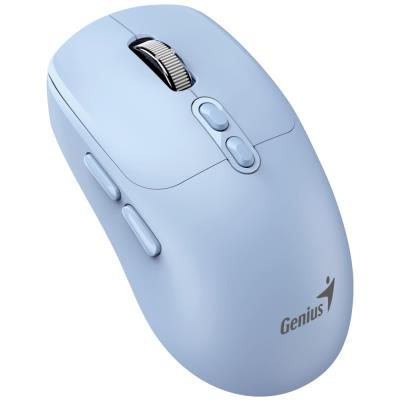 Mouse Inalambrico Genius NX-8080S BT Azul, Bluetooth, 1600 Dpi