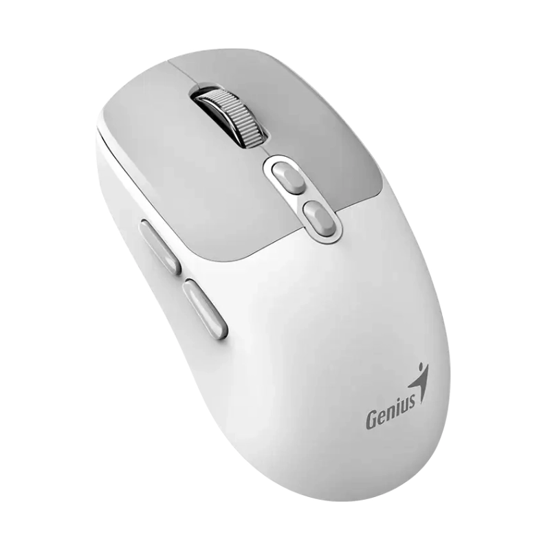 Mouse Inalambrico Genius NX-8080S BT Blanco, Bluetooth, 1600 Dpi