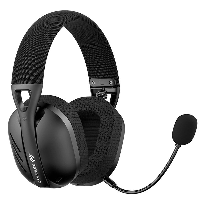 Audifono Inalambrico Gamer HAVIT Fuxi-H3 Recargable, Tipo-C, 2.4GHz Negro.