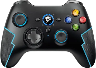 MANDO INALAMBRICO EASYSMX 9013 PRO BLACK BLUE,  WIFI, BT, VIBRACION