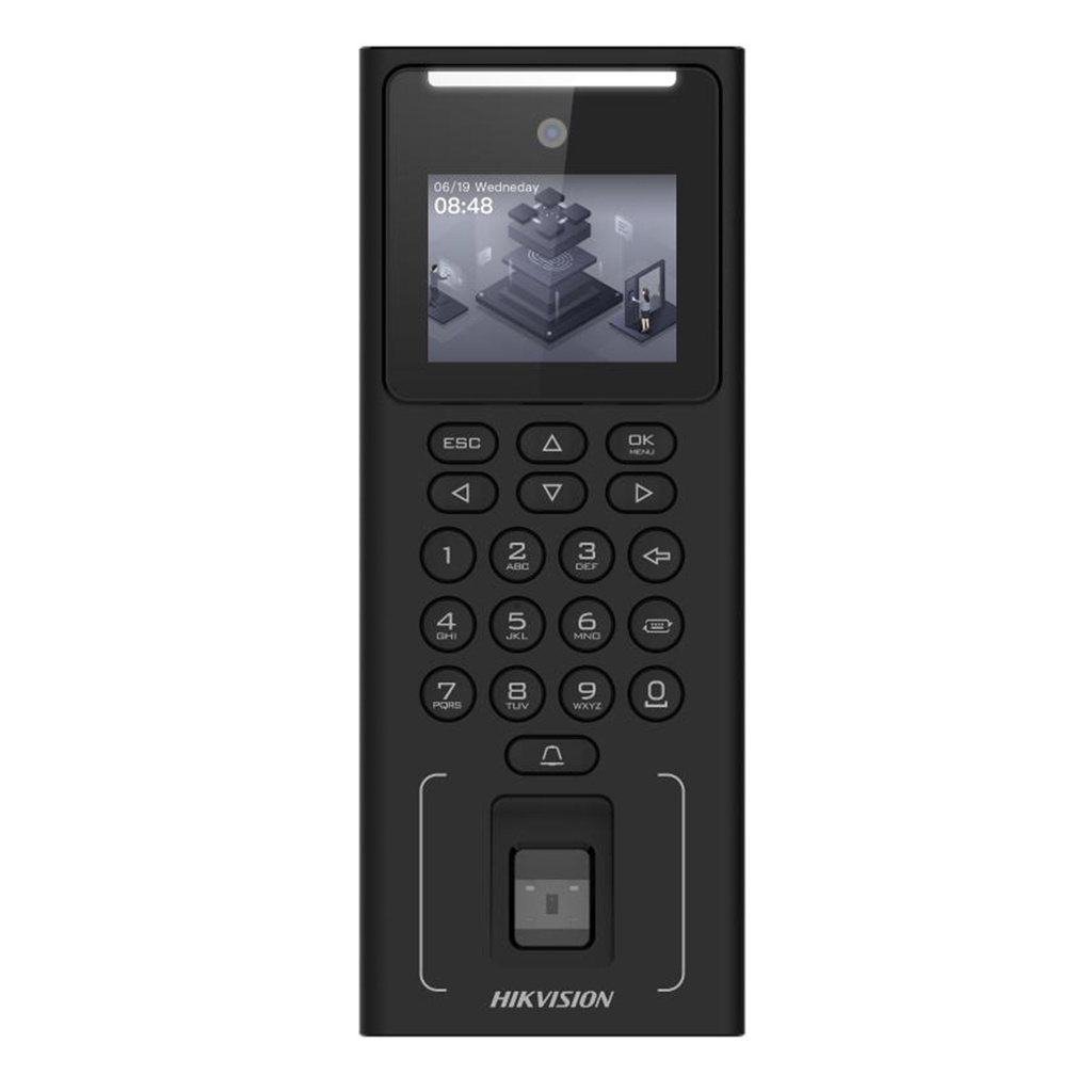 Control de Acceso Asistencia Huella, Face HIKVISION DS-K1T321EFWX-B Con Wifi y Bateria.