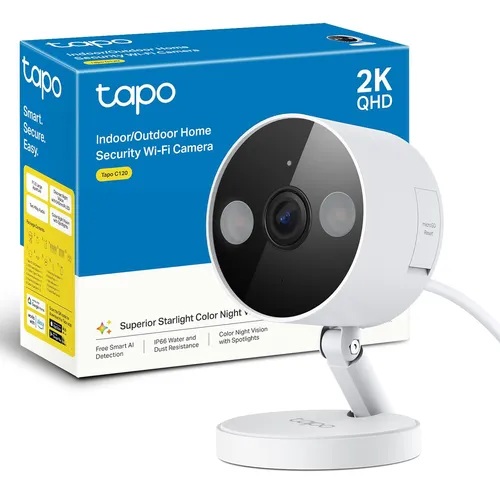 Camara de seguridad  TP-LINK TAPO C120 WIFI 4MP Focos duales