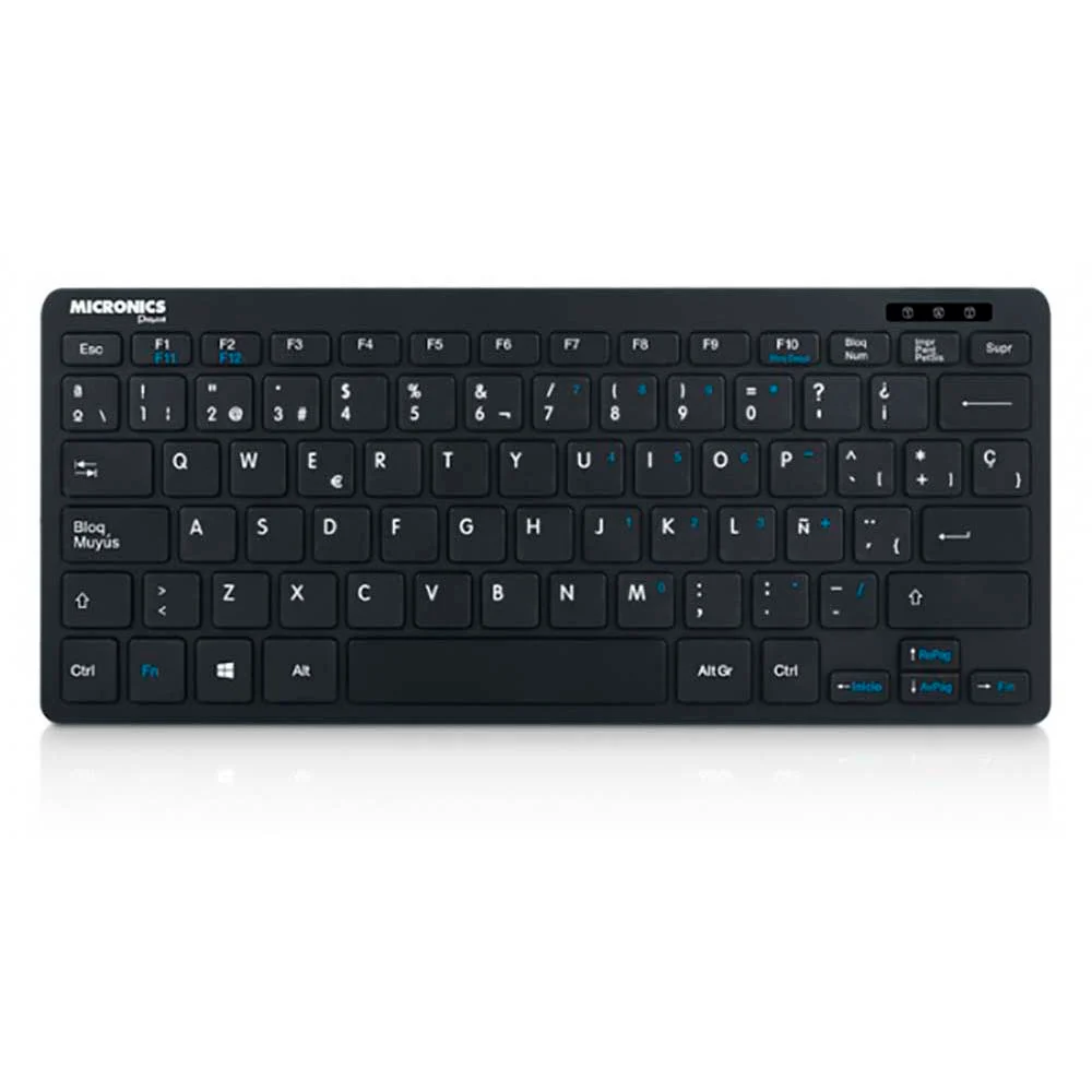 Teclado Multimedia Slim Micronics PASCAL MIC K500 Teclas Tipo Chocolate