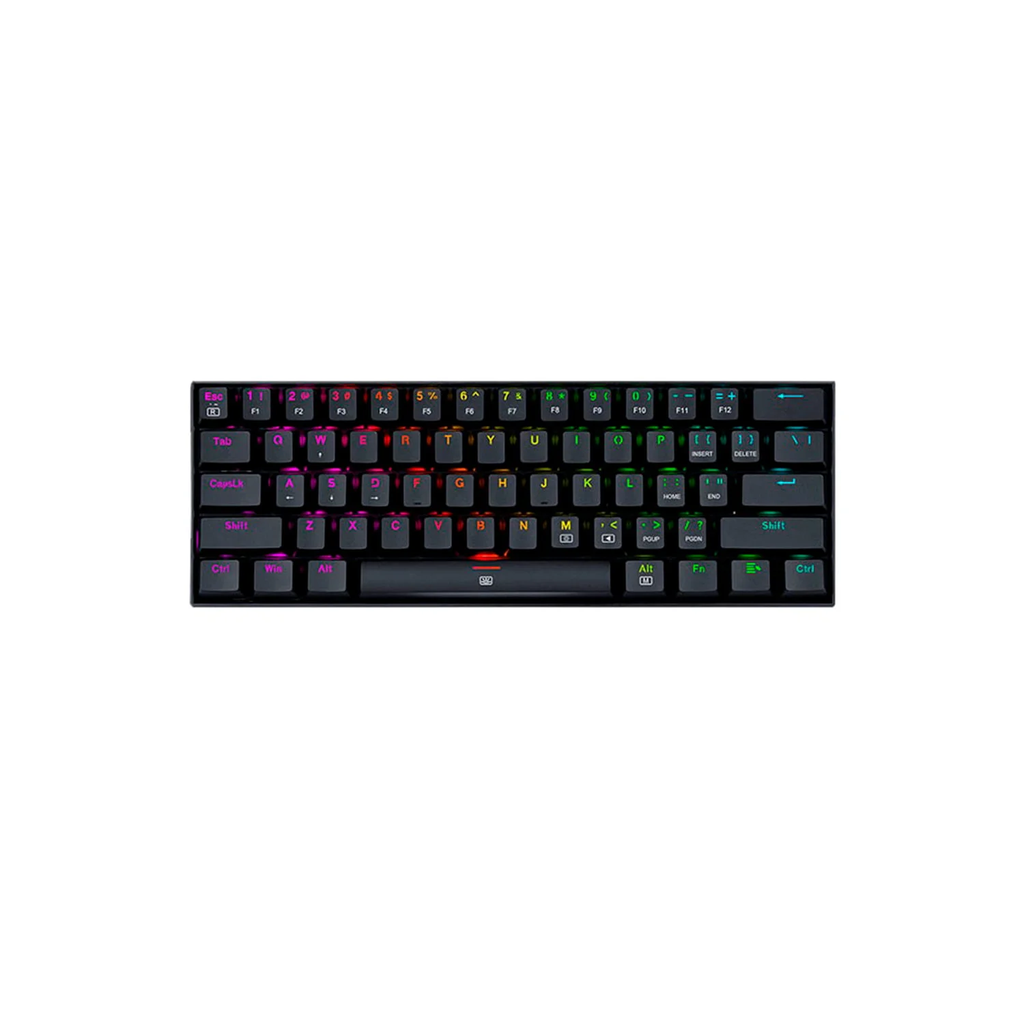 Teclado Gamer Redragon Dragonborn Spanish K630RGB Black Red Switch