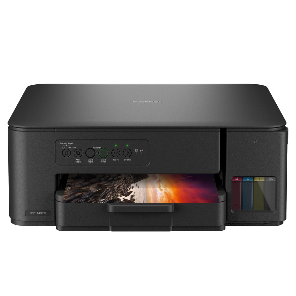 Impresora Multifuncional Brother DCP-T430W, imprime/escanea/copia, WIFI-Direct,