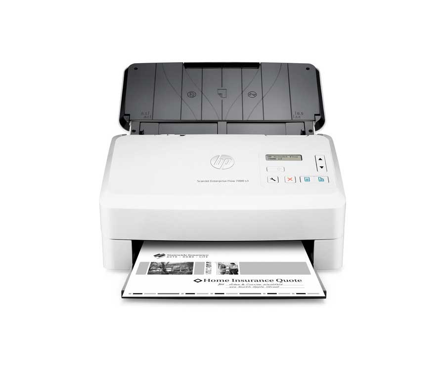 Escanner de Documentos HP Scanjet Enterprise Flow 7000 S3 Sheet-Feed 