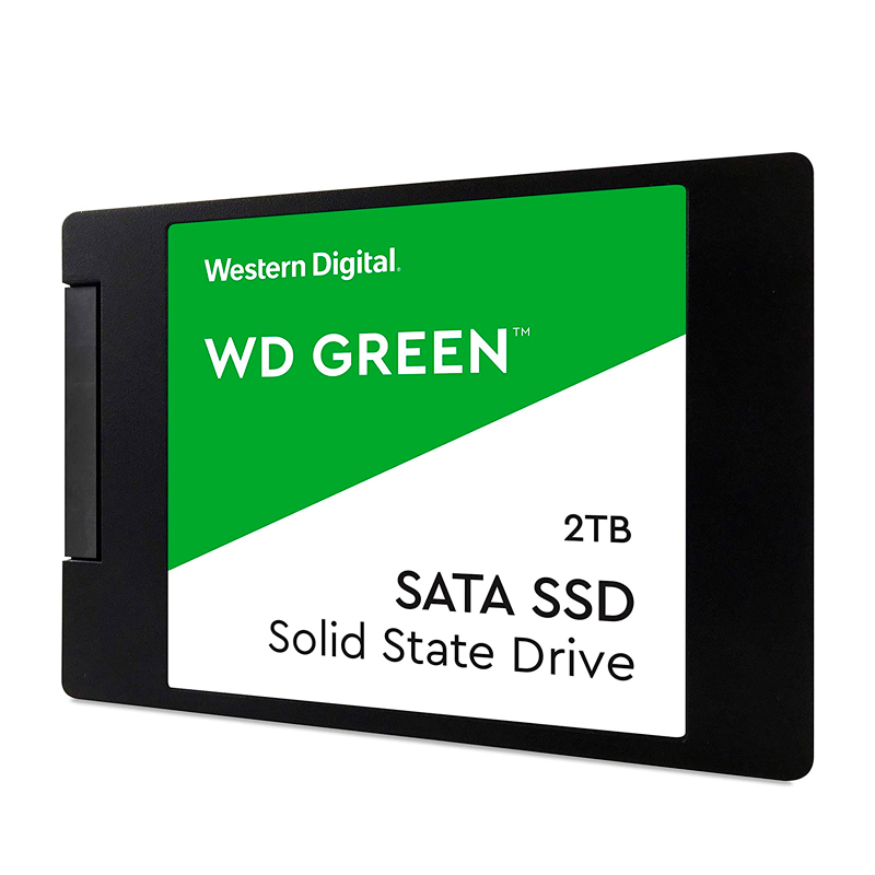 Disco solido Western Digital Green, WDS200T2G0A, 2TB, SATA 6Gb/s, 2.5", 7mm.