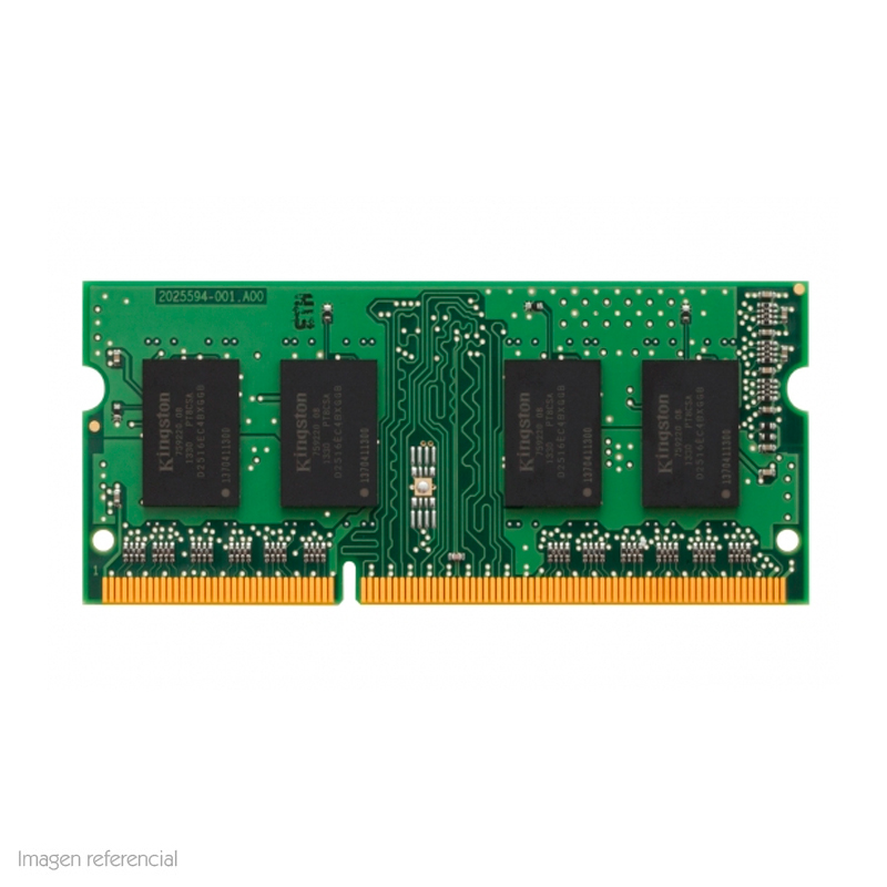 Memoria Ram Kingston KVR16LS11/8WP, 8GB, DDR3L SODIMM, 1600 MT/s CL-11, 1.35V.