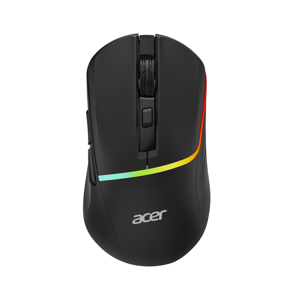 Mouse Gamer Acer RGB OMR210BK 6B 7200DPI Recargable.