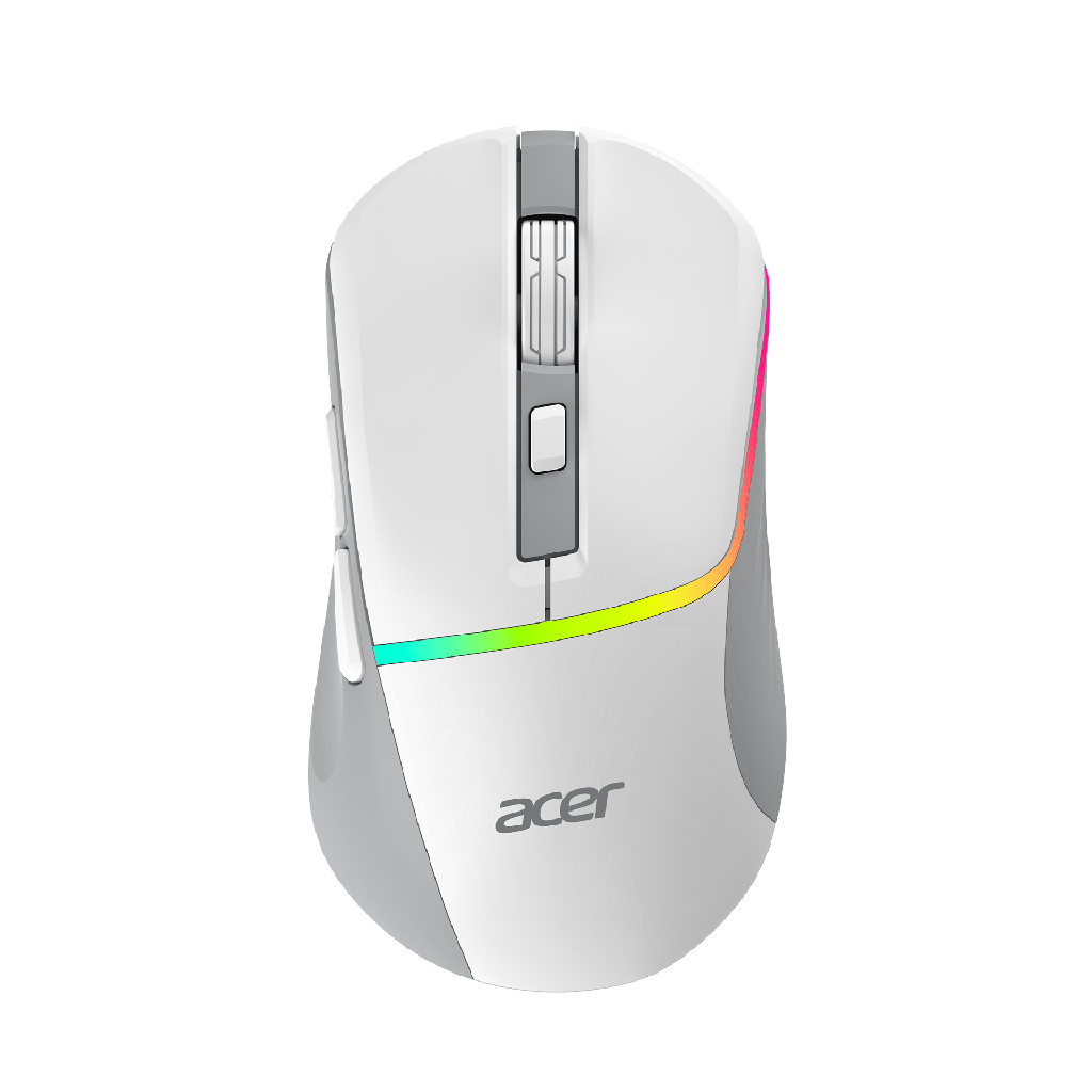 Mouse Gamer Acer RGB OMR210WH 6B 7200DPI Recargable. 