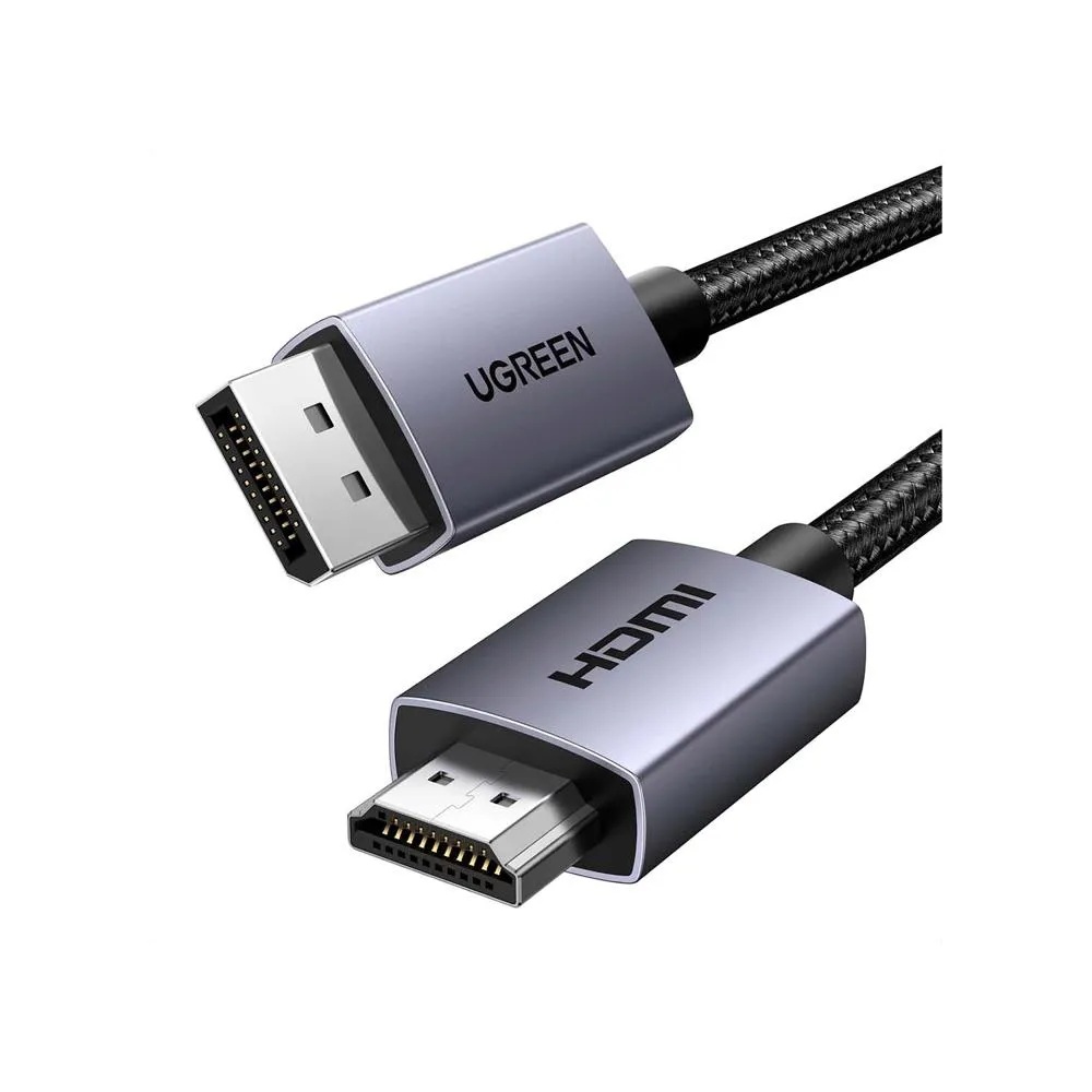 CABLE UGREEN DISPLAY PORT 1.2 A HDMI 1.4 4K 2 MTS DP125-35842