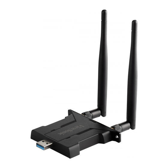 Adaptador Inalámbrico USB ViewSonic VB-WIFI-005 VS19147 Para Pantalla Interactiva IFP50 IFP52 IFP62 IFP110G CDE20 CDE30