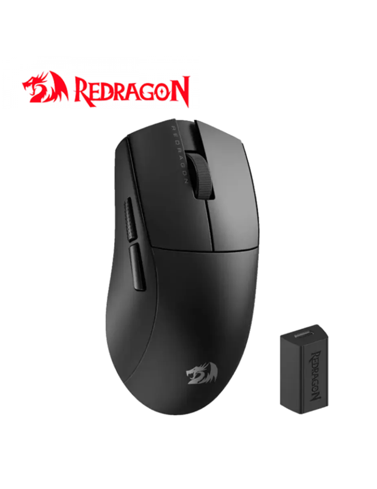 Mouse Gamer Redragon King PRO (4K HZ), Inalambrico 26K DPI, BK.