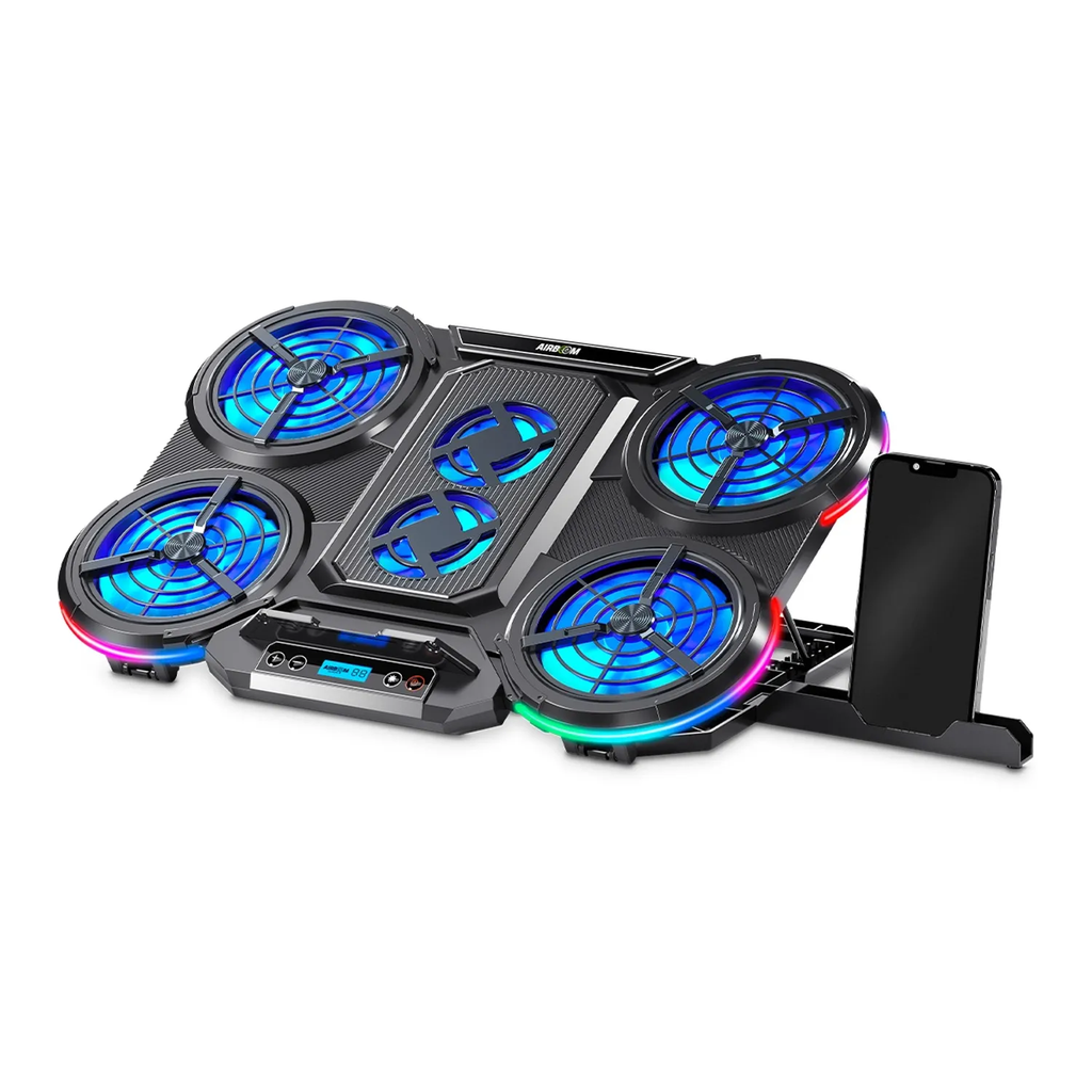 Cooler Airboom Glacial 6 AB055 con 6 Ventiladores y Led RGB