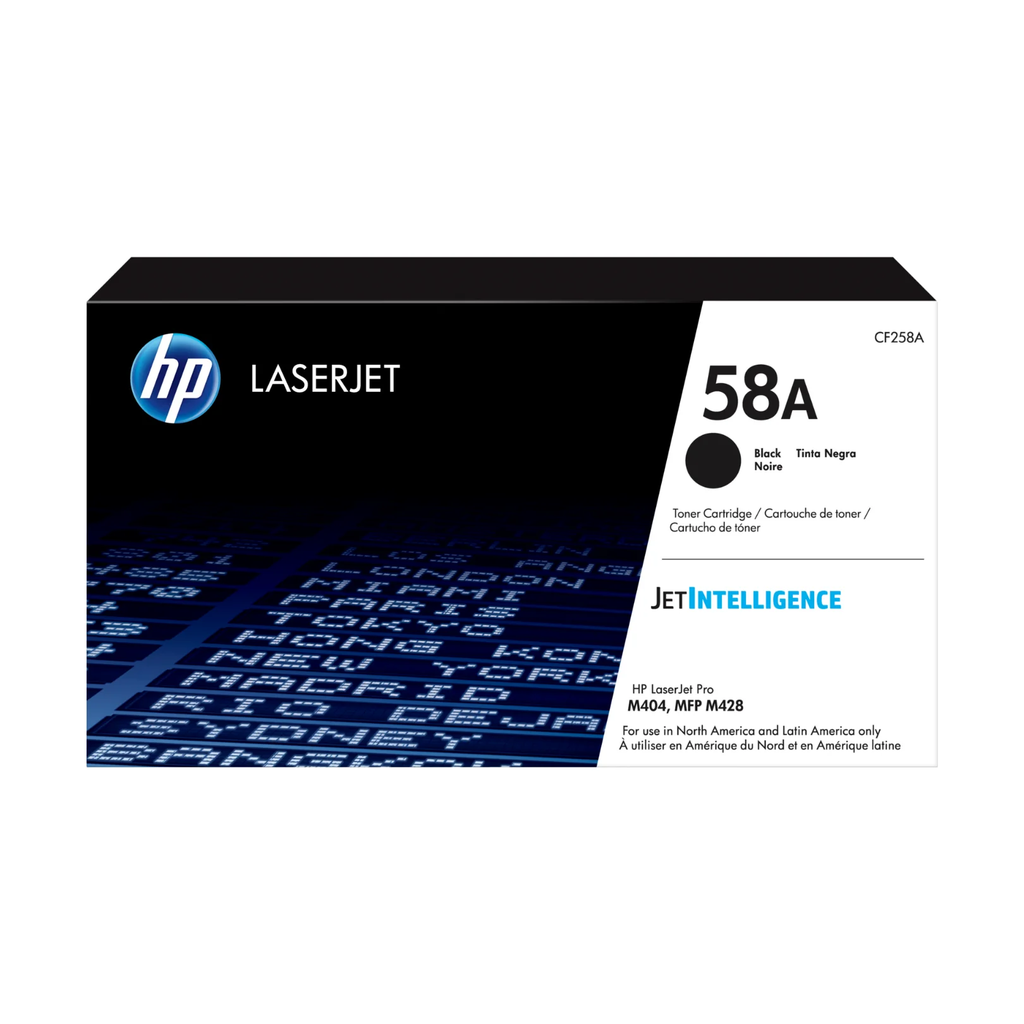 Toner Original HP (58A) CF258A Negro 3000 Pag.