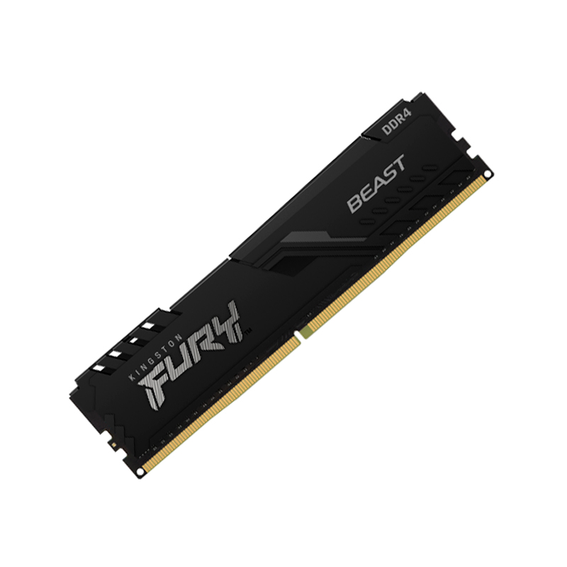 Memoria Ram Kingston Fury Beast, 16GB, DDR4, 3200 MT/s, PC4-25600, CL16, 2RX8, 1.35V, Non-ECC