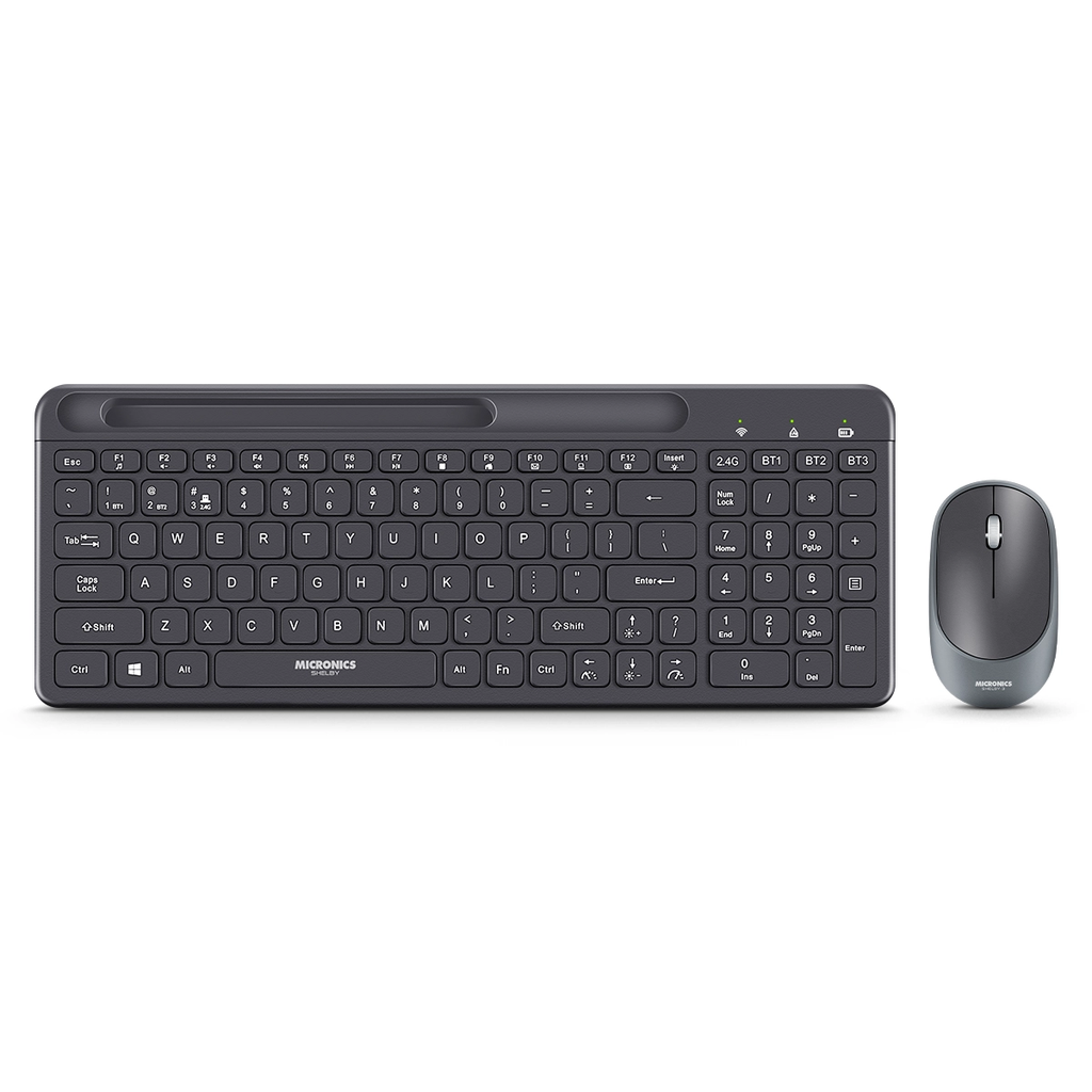 Kit Inalambrico Micronics Shelby MIC WT805 Teclado y Mouse Recargable