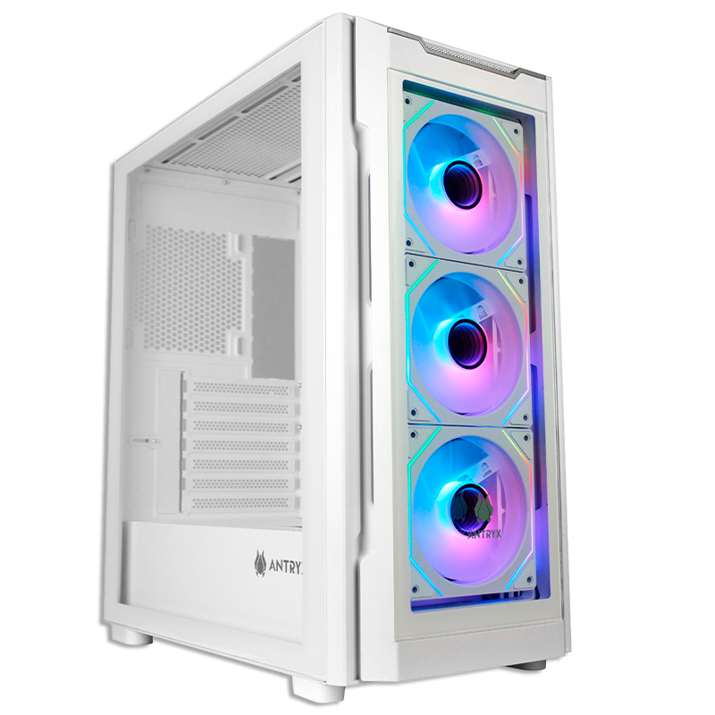 Case Antryx RX 560 ARGB FAN X3 Vidrio Templado White