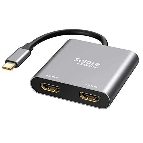 Adaptador Tipo C a 2 HDMI