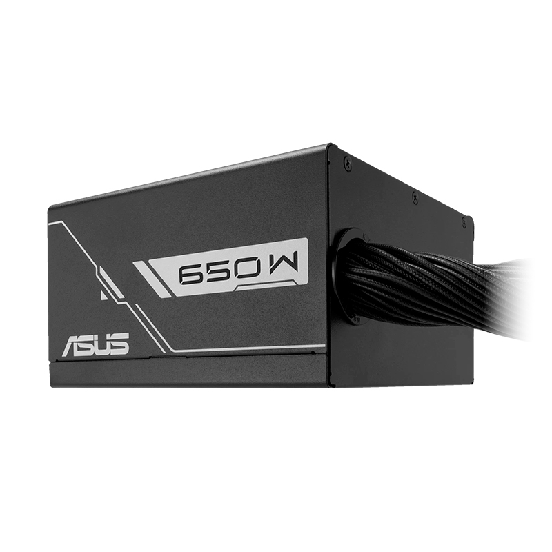 Fuente de alimentación ASUS Prime 650W Black, 80PLUS Bronze Certification, Formato ATX.