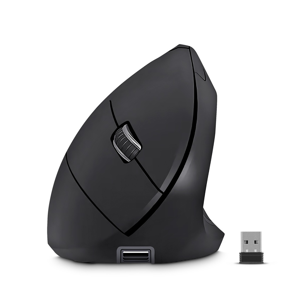 Mouse Inalambrico Vertical CYB M503RX, 6 Botones, 1600dpi, Recargable.