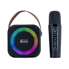 Parlante Teros Karaoke Inalambrico TE-6013N, 10W, Negro.