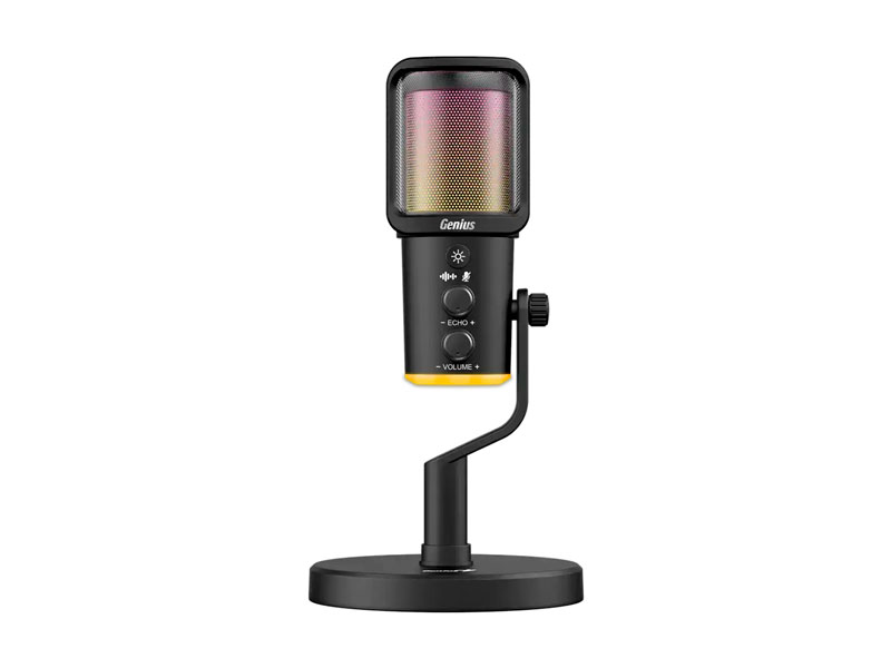 Microfono Genius MIC-S400U Streaming USB-A/USB-C RGB Black