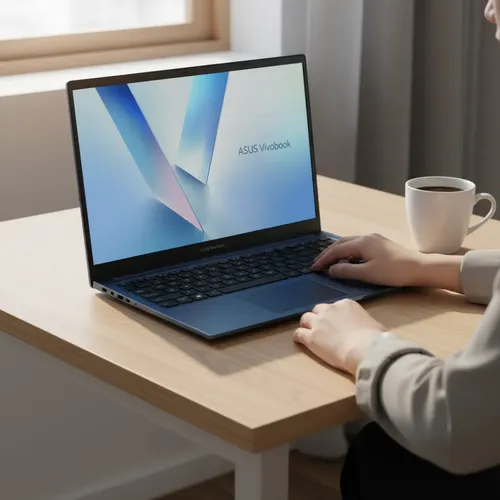 Laptop Asus Vivobook 15 X1504VA-BQ4055 15.6" FHD, Core 5 120U, Ram 16GB DDR5, Disco SSD 512GB, FreeDos, Azul tranquilo