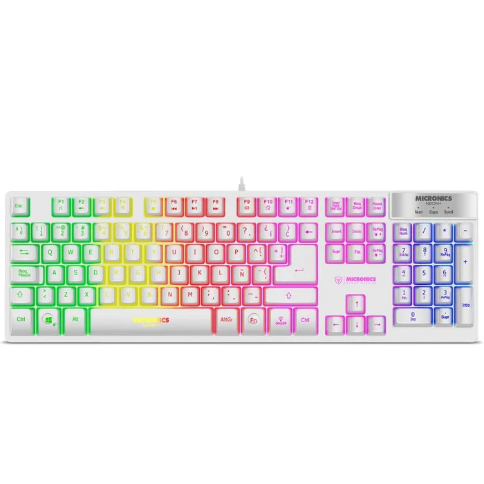 Teclado Gamer Micronics Neón MIC K709W
