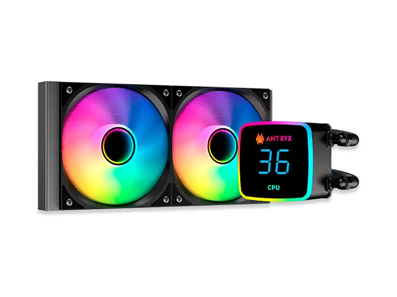 Enfriamiento liquido Cooler CPU Antryx Triton Edge 240 ARGB Black
