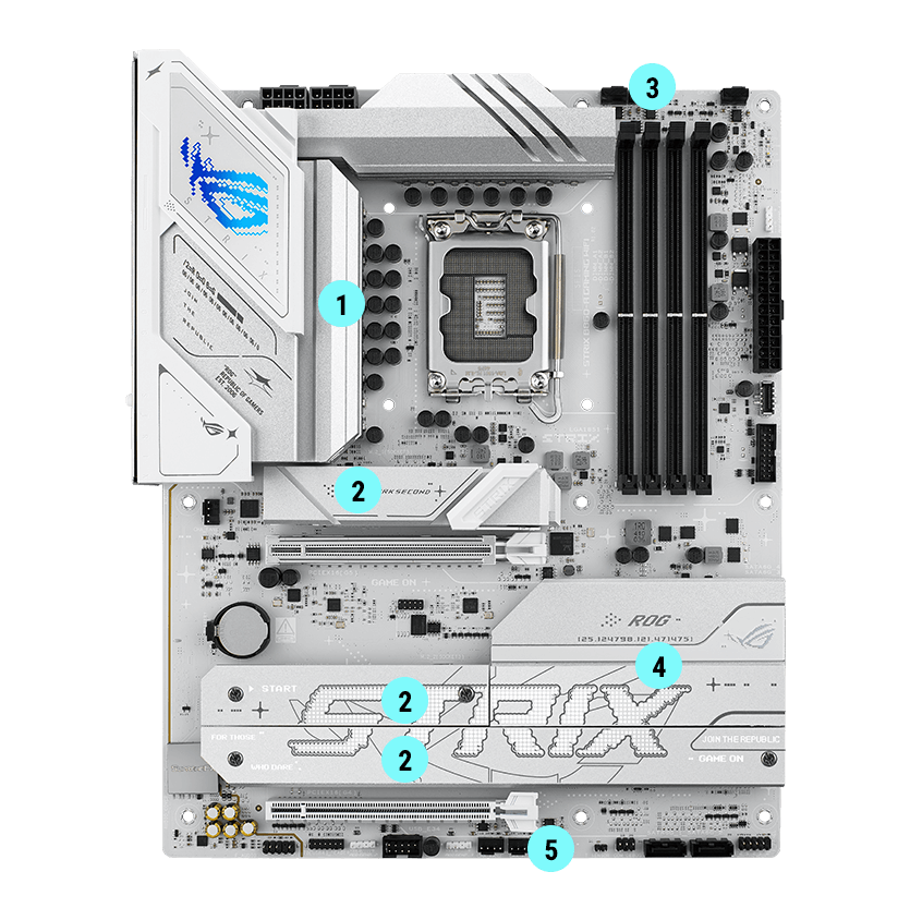 Motherboard ASUS ROG STRIX B860-A GAMING WIFI, Chipset Intel B860, LGA 1851, HDMI, DP, ATX