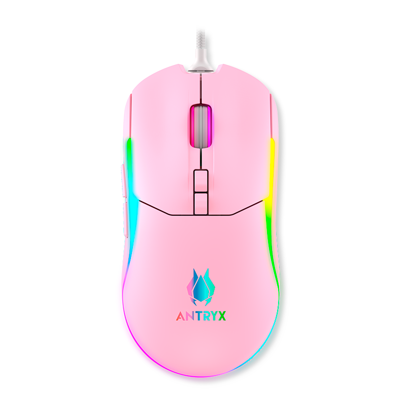 MOUSE Gaming ANTRYX M760 RGB 12.8K PINK