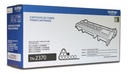 Toner Brother TN-2370, Negro.